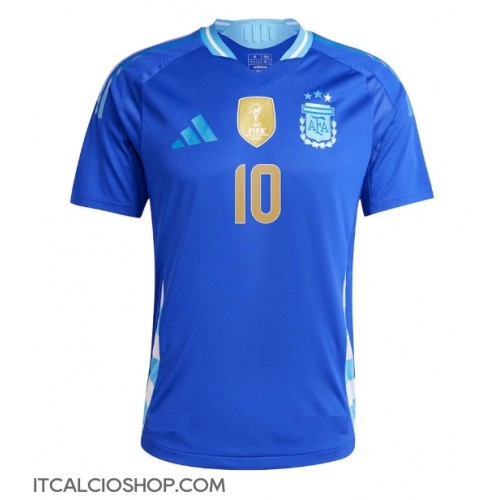 Argentina Lionel Messi #10 Seconda Maglia Copa America 2024 Manica Corta